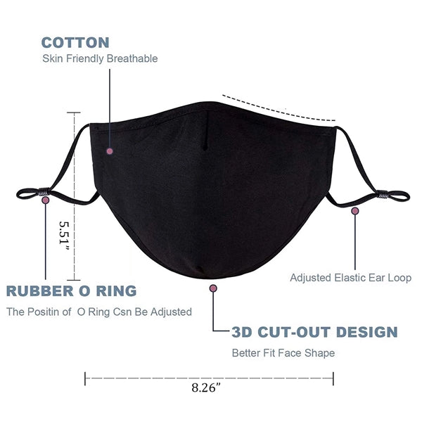 Face Mask Cloth Full Color Logo Adjustable