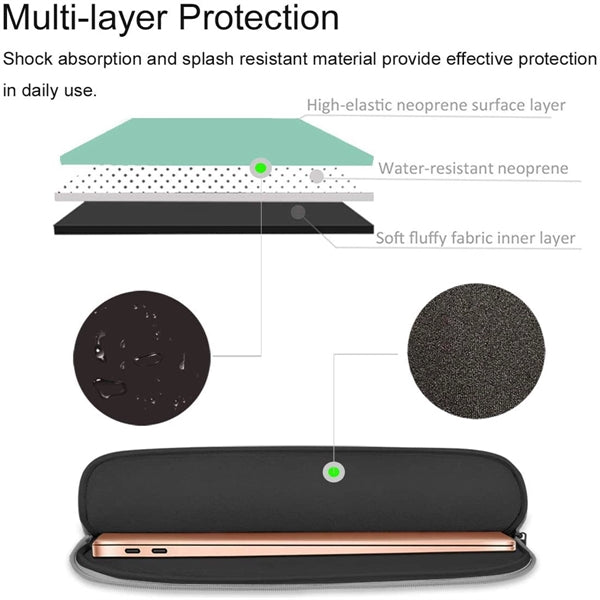 14" Neoprene Laptop Sleeve  with Handle