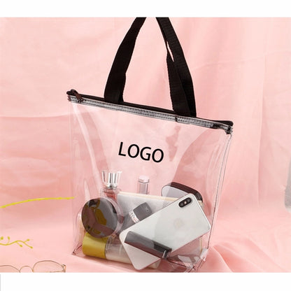 Clear Tote with Zipper