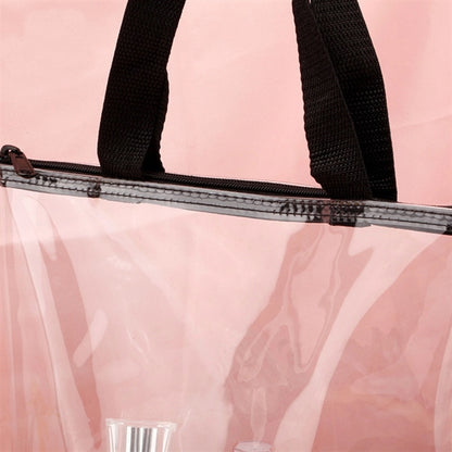 Clear Tote with Zipper