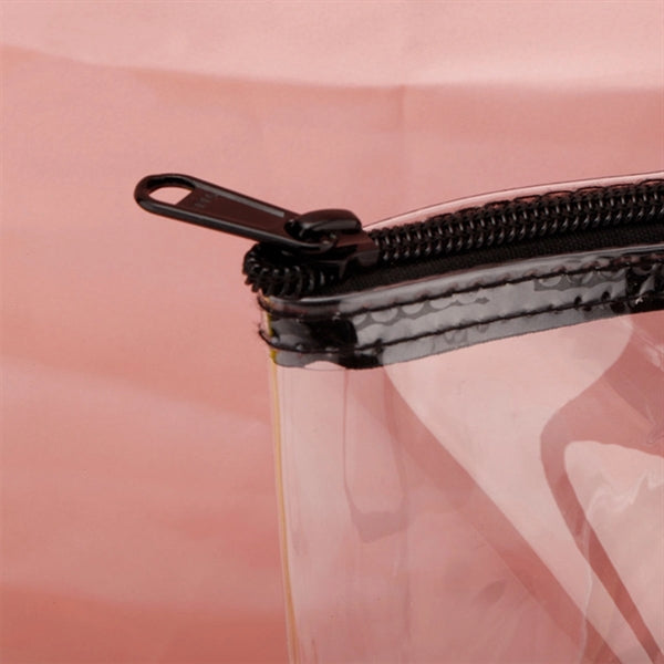 Clear Tote with Zipper