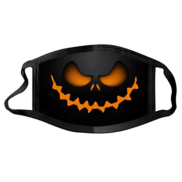 Skull Print Halloween Mask Can Be Washed