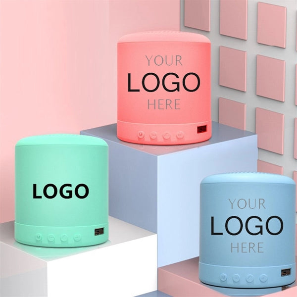 Macaron color bluetooth speaker