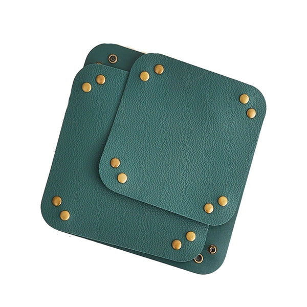 Foldable leather storage tray