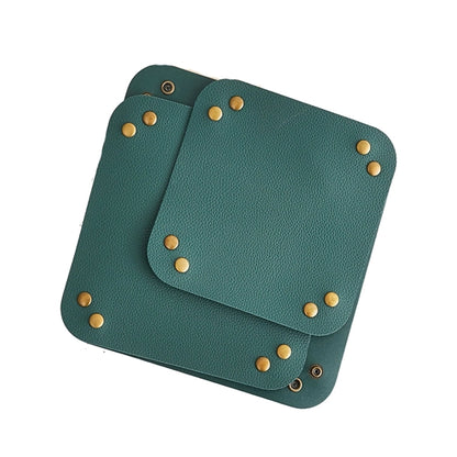 Foldable leather storage tray