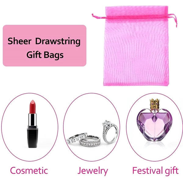 Drawstring bag Organza Jewelry Pouches