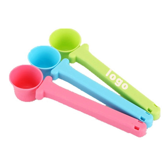 Plastic Spoon With Clip