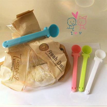 Plastic Spoon With Clip