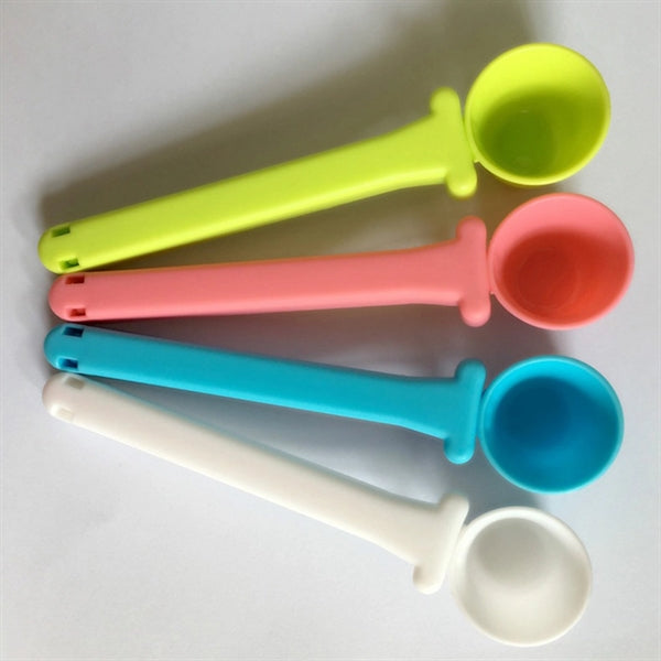 Plastic Spoon With Clip