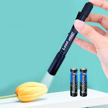 Portable LED light pen type small flashlight