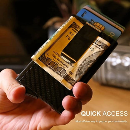 Card Holder Wallet Metal Money Clip Wa