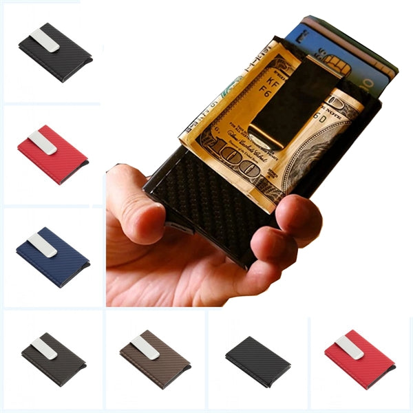 Card Holder Wallet Metal Money Clip Wa