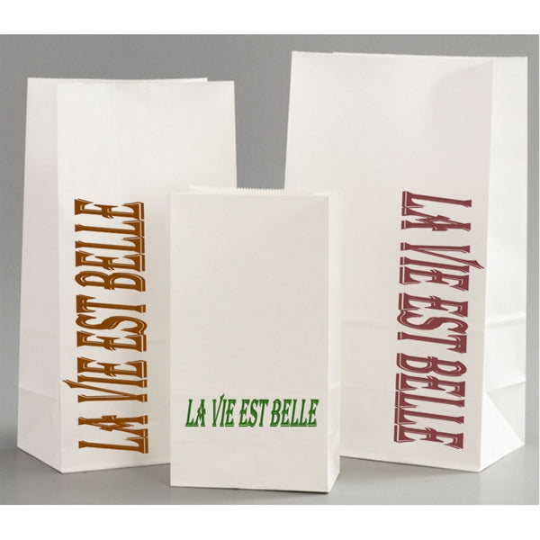 Natural White Kraft Paper Lunch Bag