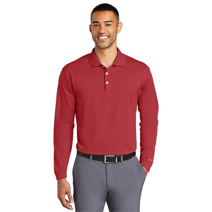 Nike Long Sleeve Dri-FIT Stretch Tech Polo w/ Screen Print
