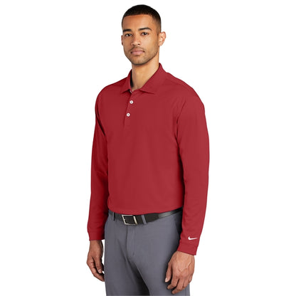Nike Long Sleeve Dri-FIT Stretch Tech Polo w/ Screen Print