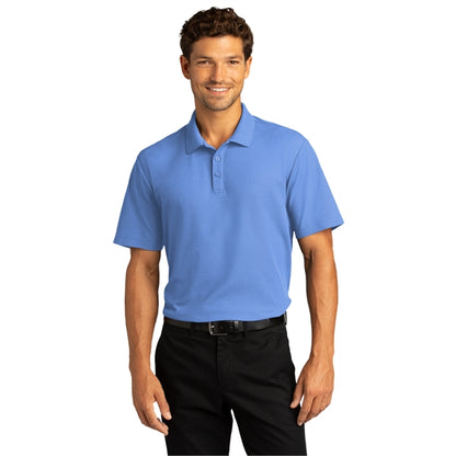 Port Authority SuperPro React Polo w/ Screen Print 5 oz.