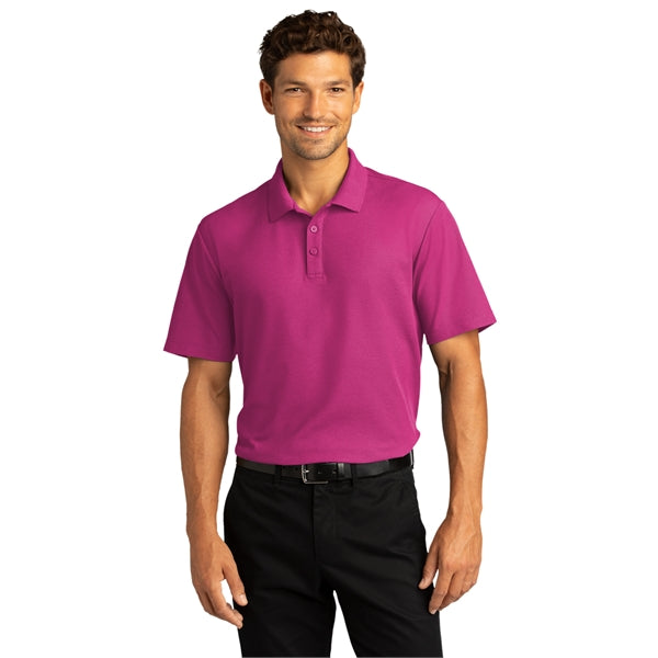 Port Authority SuperPro React Polo w/ Screen Print 5 oz.