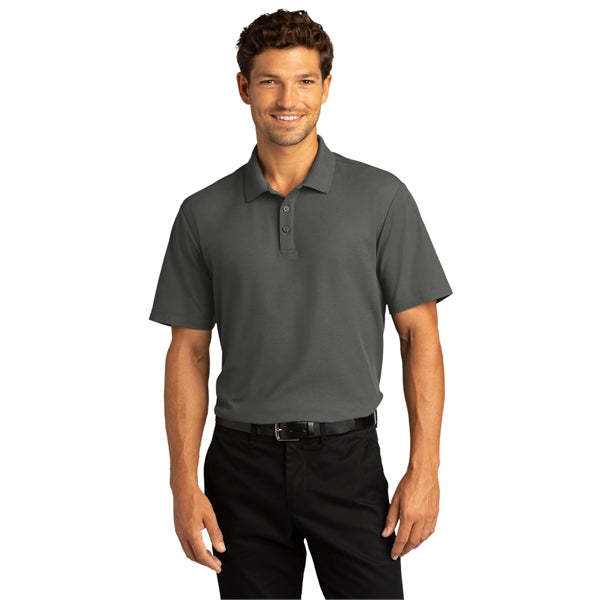 Port Authority SuperPro React Polo w/ Screen Print 5 oz.