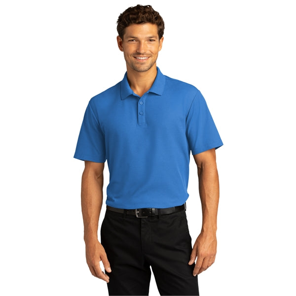 Port Authority SuperPro React Polo w/ Screen Print 5 oz.