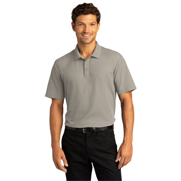 Port Authority SuperPro React Polo w/ Screen Print 5 oz.