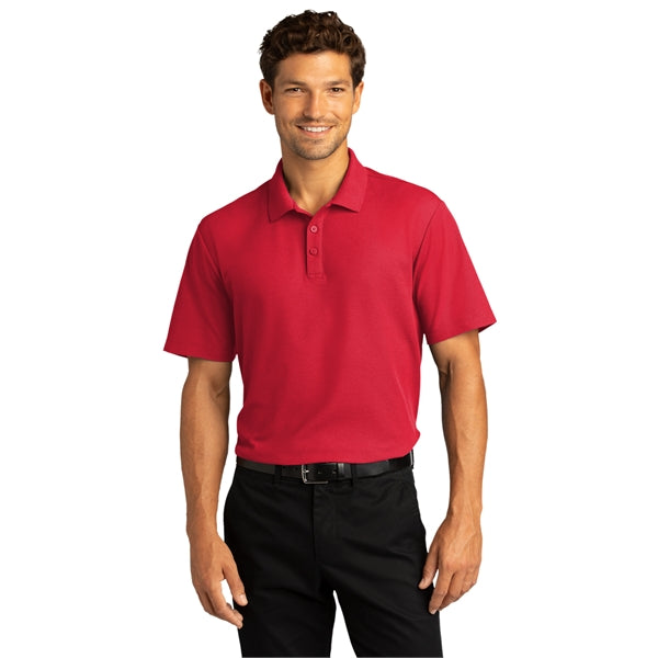 Port Authority SuperPro React Polo w/ Screen Print 5 oz.