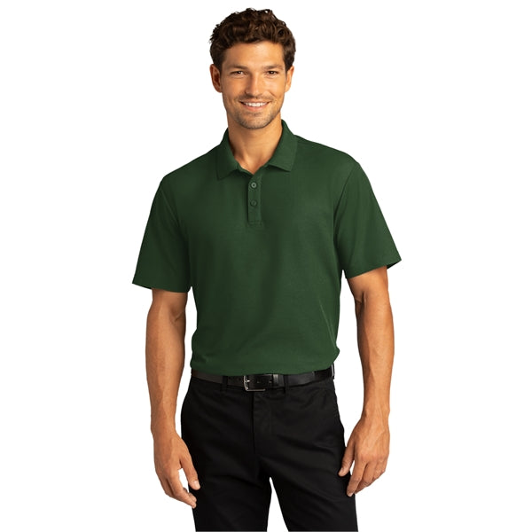 Port Authority SuperPro React Polo w/ Screen Print 5 oz.