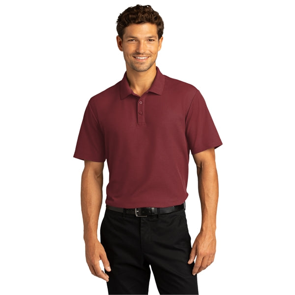 Port Authority SuperPro React Polo w/ Screen Print 5 oz.