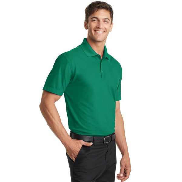 Port Authority Dry Zone Grid Polo w/ Screen Print 4.28 oz.