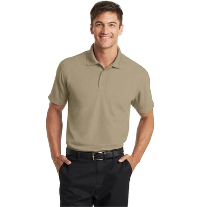 Port Authority Dry Zone Grid Polo w/ Screen Print 4.28 oz.
