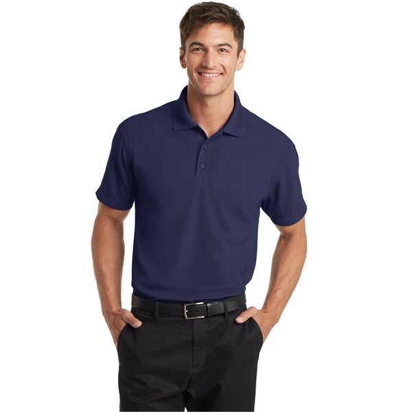Port Authority Dry Zone Grid Polo w/ Screen Print 4.28 oz.