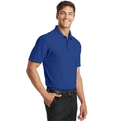 Port Authority Dry Zone Grid Polo w/ Screen Print 4.28 oz.