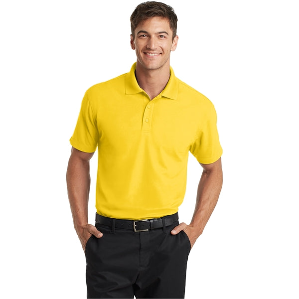 Port Authority Dry Zone Grid Polo w/ Screen Print 4.28 oz.