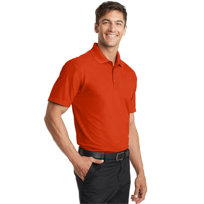 Port Authority Dry Zone Grid Polo w/ Screen Print 4.28 oz.