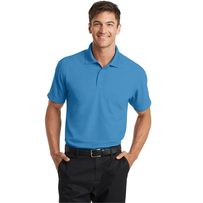 Port Authority Dry Zone Grid Polo w/ Screen Print 4.28 oz.