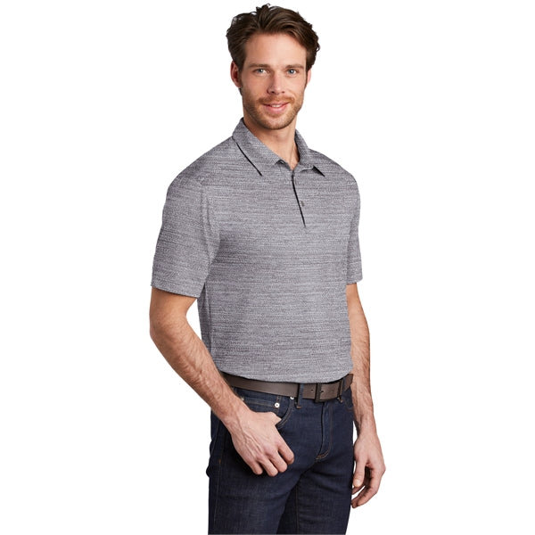 Port Authority Stretch Heather Polo