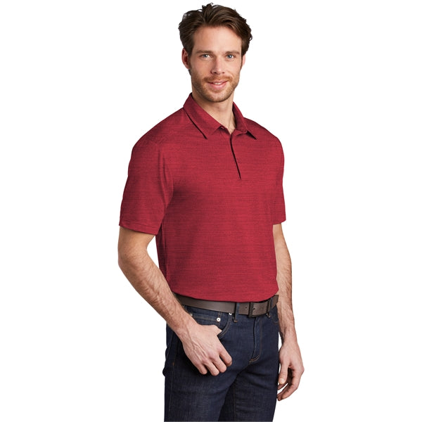 Port Authority Stretch Heather Polo