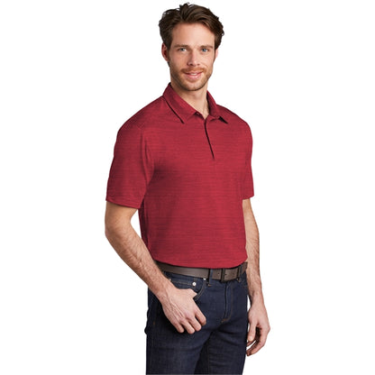 Port Authority Stretch Heather Polo