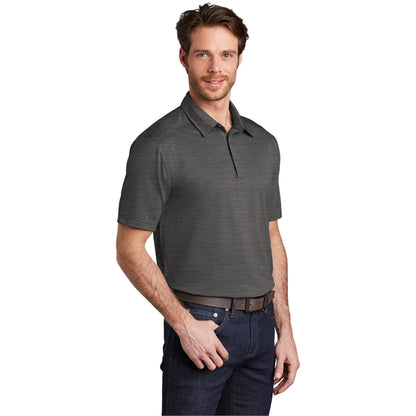 Port Authority Stretch Heather Polo