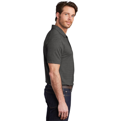 Port Authority Stretch Heather Polo
