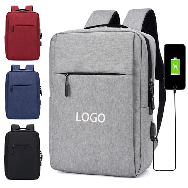 Laptop Backpack 15 Inch with USB Charging Port