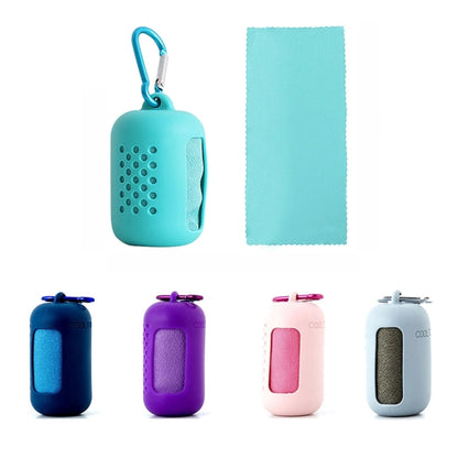 Cooling Towel with Silicone Pouch