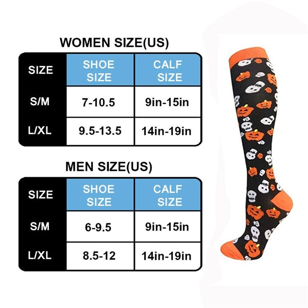 Halloween Over the Calf Socks