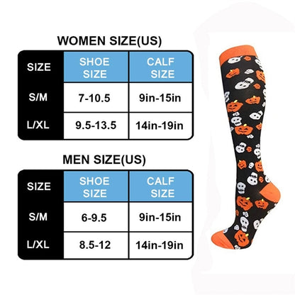 Halloween Over the Calf Socks