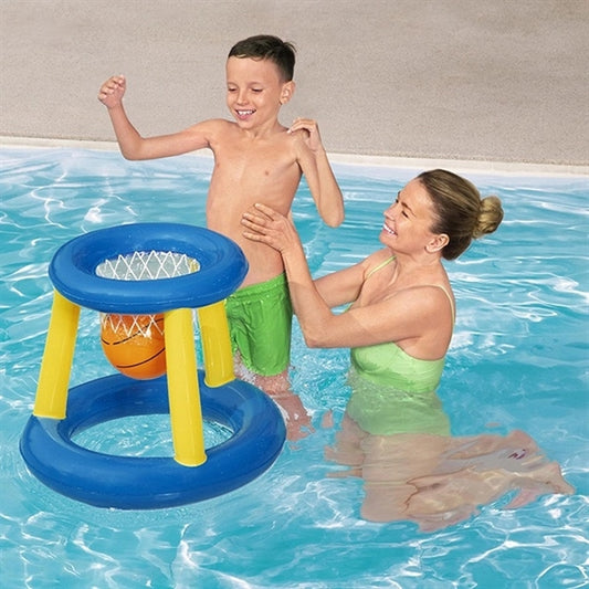 Inflatable Hoop with Ball Included