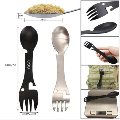 Multi-functional 5 In 1 One Spork Spoon