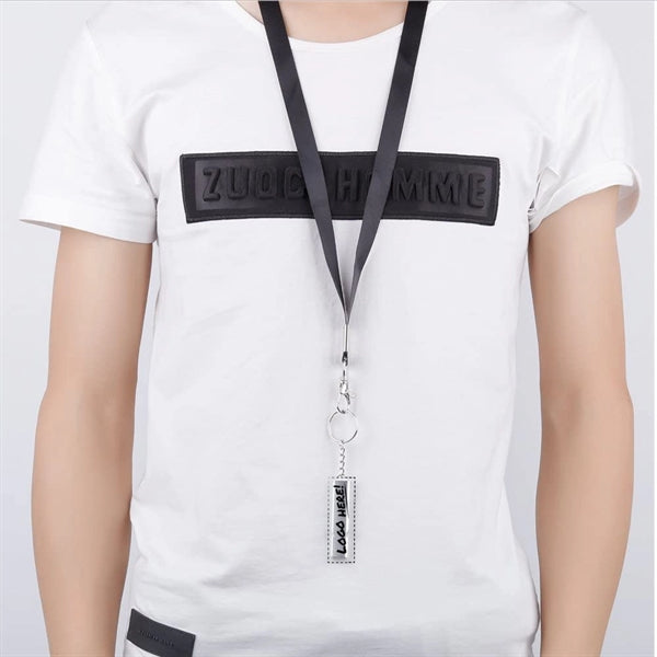 Survival whistle with lanyard