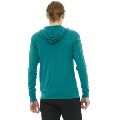 BELLA+CANVAS Unisex Triblend Full-Zip Lightweight Hoodie