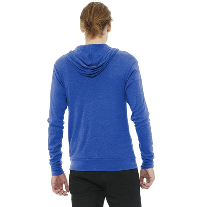 BELLA+CANVAS Unisex Triblend Full-Zip Lightweight Hoodie