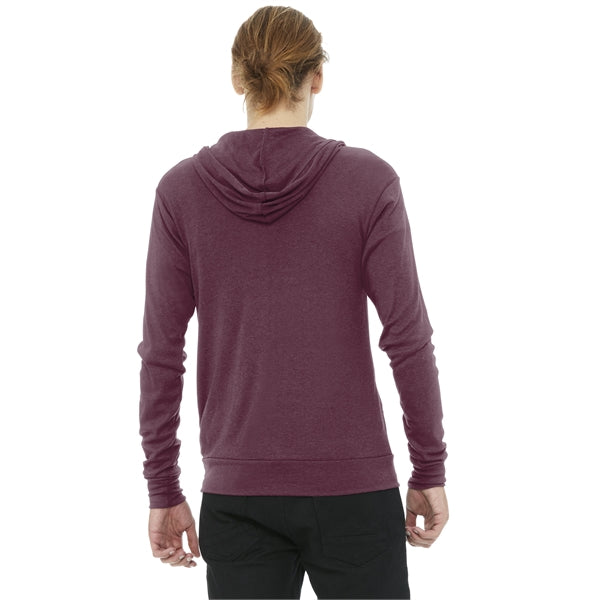 BELLA+CANVAS Unisex Triblend Full-Zip Lightweight Hoodie