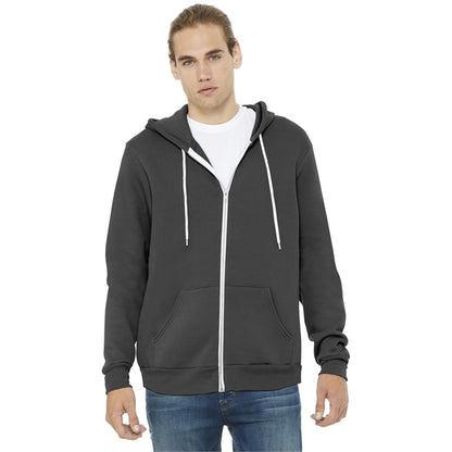 BELLA+CANVAS Unisex Sponge Fleece Full-Zip Hoodie 7 oz.